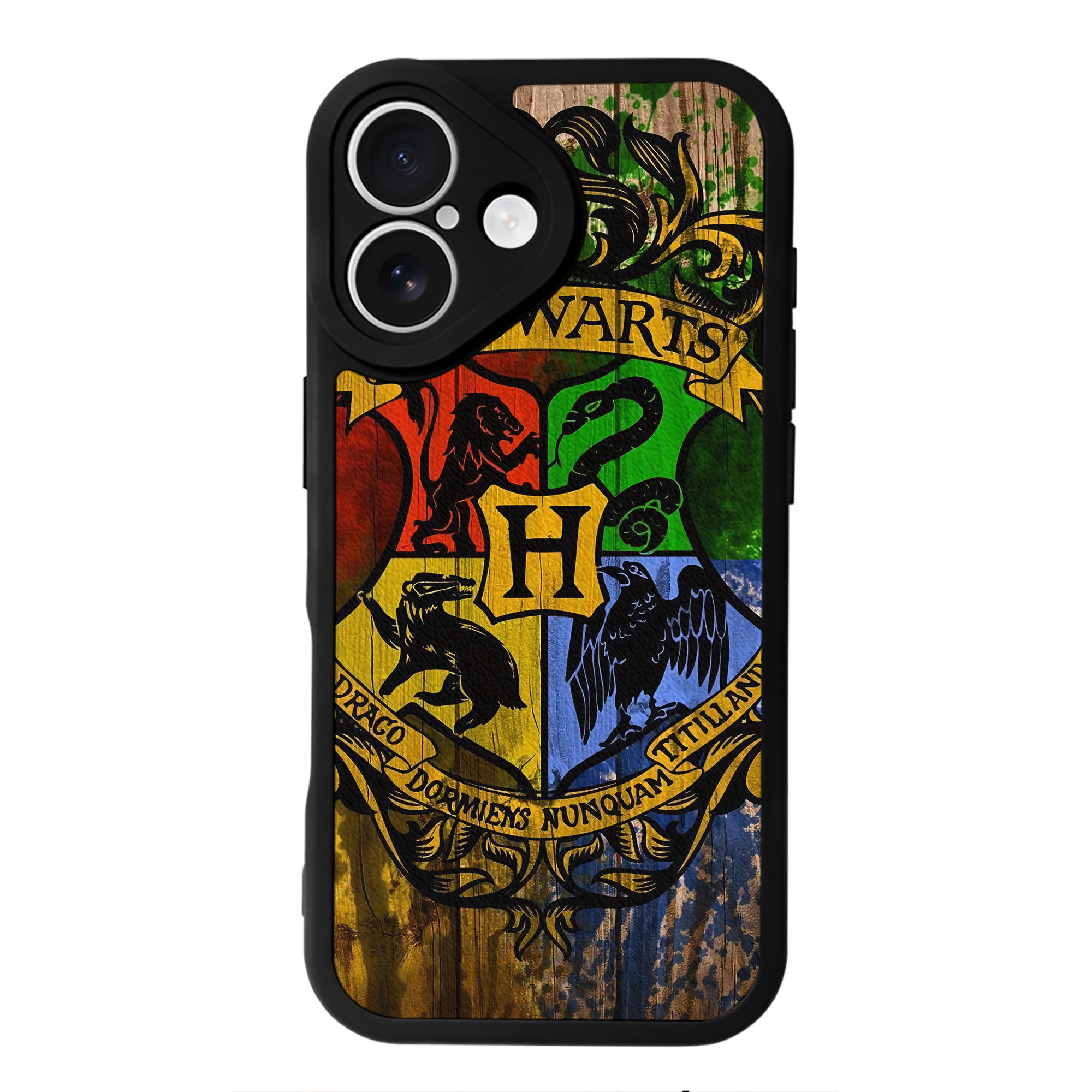 （画像用） Harry Potter ハリー・ポッターシリーズ 【iPhone 16シリーズ対応】シリコンスマホケース（レザー調） 材質：シリコン